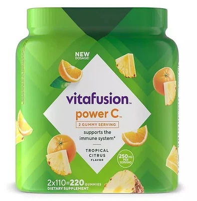 Vitafusion Power C Vitaminas Gomosas con Vitamina C, 220 ct. Foto 1 de 4