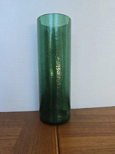 Blenko Emerald Green Hurricane Vase - Picture 1 of 3