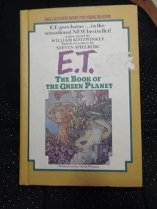 Vintage 1985 ET l'extraterrestre Il Libro del Pianeta Verde William Kotzwinkle - Foto 1 di 4