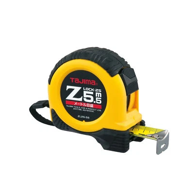 Tajima Convex Z Lock 5.5m Tape width 25mm Tape Measure ZL25-55CB - Image 1 of 4