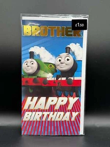 Thomas train Happy birthday card - Brother - Gemma international - Picture 1 of 3