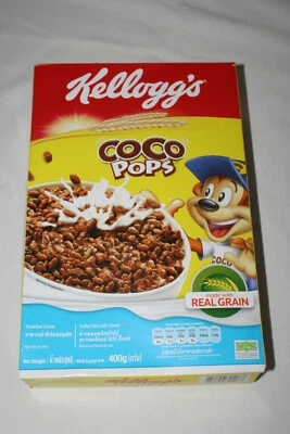 Coco Pops empty cereal box from The Philippines Thailand Kellogg's - Image 1 of 4