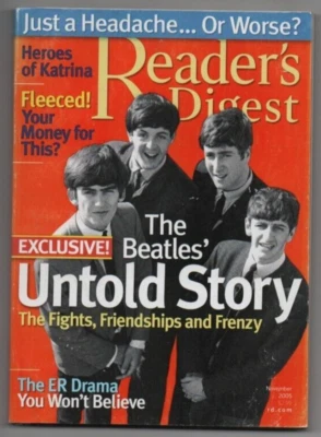 Reader's Digest November 2005 The Beatles C F Payne Illustration Rachael Ray - Image 1 of 4
