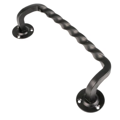 Door Handle Black Schiebetorgriff Screw On Antique 240 MM Stossgriffe - Image 1 of 3