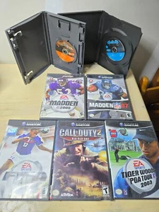 Def Jam Vendetta Batman Madden Tiger Woods Fifa COD Nintendo GameCube Games Lot - Picture 1 of 10