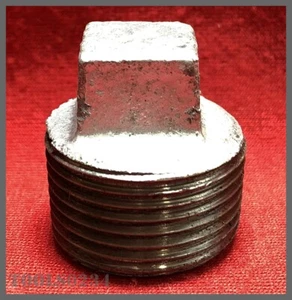 511-804HN Mueller 3/4" NPT Enchufe de tubo galvanizado Hierro maleable - Imagen 1 de 5