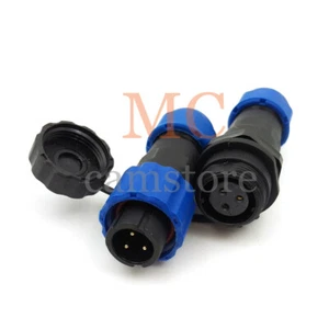 SD13 3Pin Circular Aviation Connector,Electrical Cable Connector Male Female 5A - Picture 1 of 8