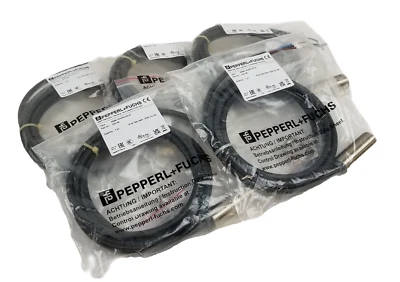 5 Pepperel+Fuchs NBB8-18GM50-E2-M Inductive Proximity Sensor 8mm 5-60Vdc NEW - Image 1 of 4