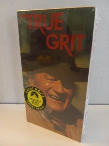 True Grit 1969 (VHS, 1989 Color) John Wayne, Dennis Hopper Western NEW Sealed - Picture 1 of 3