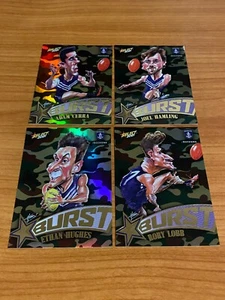 2021 AFL Select Footy Stars Camo Starburst REMANTLE TEAM SET 4 cartas - Imagen 1 de 1