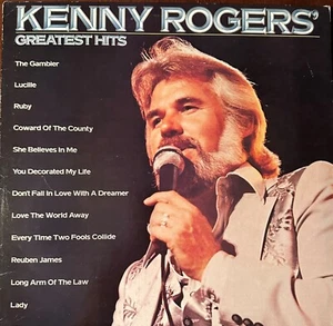 KENNY ROGERS-Pre-Owned LP..GREATEST HITS L00-1072 Liberty VG/VG - Imagen 1 de 6