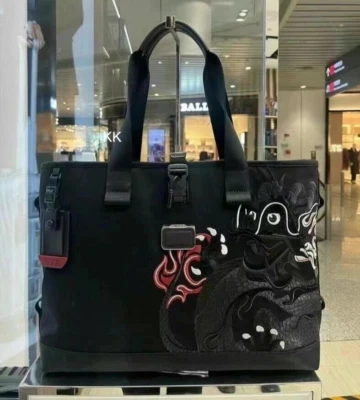 TUMI ALPHA BRAVO Retreat Tote Bag 3 Colors LUNAR NEW YEAR Black Outlet products - Image 1 of 4