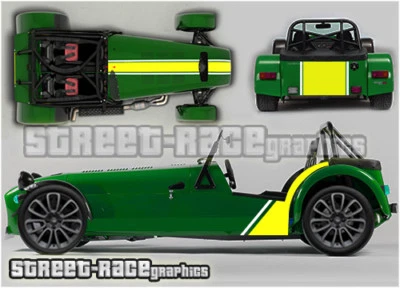 Caterham 016 carreras rayas gráficos pegatinas calcomanías vinilo - Imagen 1 de 2