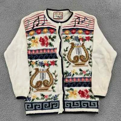 Винтажный кристалл Кобе свитер женщин средний свободного класса школы учитель кардиган - Изображение 1 из 4