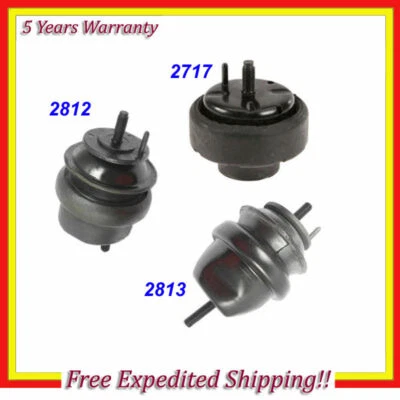 89-95 Ford Taurus 3.8L Engine Motor&Trans Mount Set 3PCS w/o Police Package M973 - Image 1 of 4