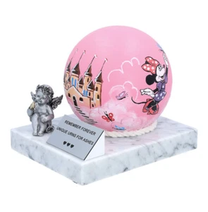Child urn for baby girl personalise urn Cremate urn for a baby Mickey Mouse - Picture 1 of 10