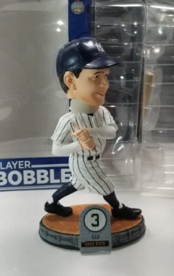 NEW BABE RUTH NEW YORK YANKEES HOF RETIRED # 3  BOBBLEHEAD 379 OF 714 - Image 1 of 4