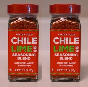 Trader Joe's Exclusive Edition Chile Lime Seasoning Blend Fresh 2.9 oz. X 2 Set - Picture 1 of 3