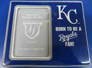 Kansas City Royals MLB Pro Baseball Rare Gift Born to Be Ceramic Photo Frame - Picture 1 of 2