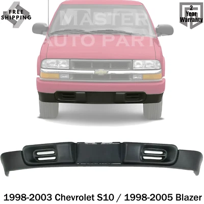 Nova Valance Inferior Frontal Texturizada Para 1998-2003 Chevrolet S10 / 1998-2005 Blazer - Imagem 1 de 4