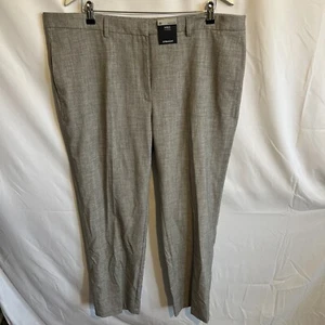 Marks And Spencer Women’s Grey Straight Leg Smart Trousers Size 20R - Picture 1 of 3