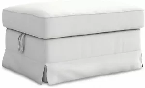 MASTERS OF COVERS Ektorp Poggiapiedi 5 Colori Copertura Cotone per IKEA Ektorp O... - Foto 1 di 4