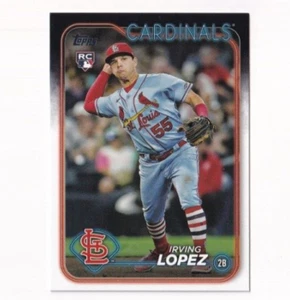 (10) Irving Lopez 2024 TOPPS SERIE 2 ROOKIE SET #573 ST. LOUIS CARDINALS - Bild 1 von 1