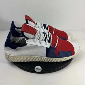 Adidas Pharrell Tennis HU Billionaire Boys Club Herren Größe 13 weiß rot Turnschuhe - Bild 1 von 8