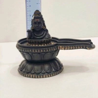 Resin Shivling / Sivalingam  / lord Sivan lingam Idol Sculpture Shiva Shivlingam - Image 1 of 3