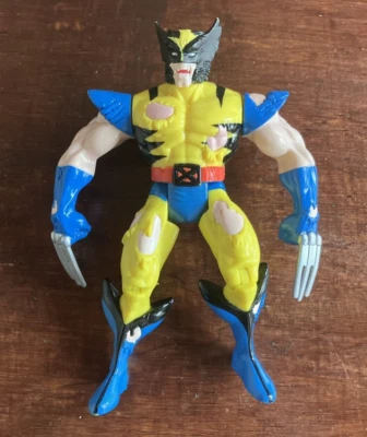 Figura de acción suelta Battle Ravaged Wolverine 1995 X-Men Invasion Series Toy Biz Foto 1 de 4