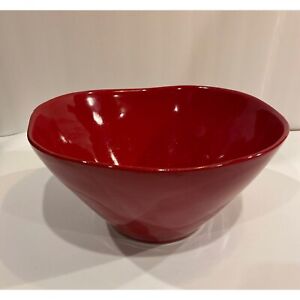 Crate & Barrel Tall Round Bowl Salad Serving Plate