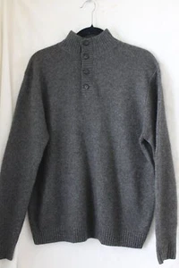 Glen Lyon Pullover Herren M dunkelgrau 100% Kaschmir - Bild 1 von 6