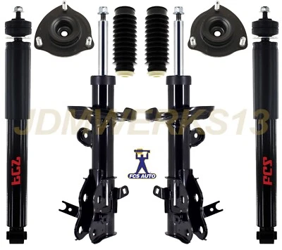 FCS 4 SHOCKS STRUTS STRUT MOUNTS & BOOTS KIT for HONDA CR-Z CRZ 2011 11 12 2012 - Image 1 of 2