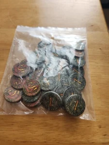 Caylus Boardgame Cardboard Coins - Picture 1 of 2