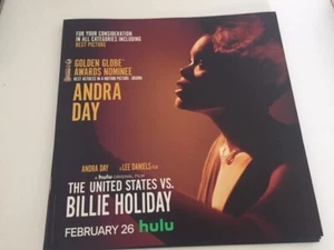 UNITED STATES vs. BILLIE HOLIDAY FYC AWARDS PHOTO BOOKLET ANDRA DAY Lee DANIELS - Picture 1 of 4