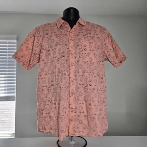 Camisa Patagonia Go To Real Locals Estampado Ardillas y Gaviotas Rosa Para Hombre Grande - Imagen 1 de 7