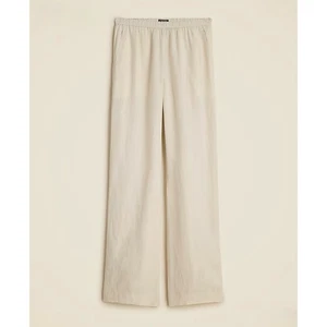 Neu mit Etikett J. Crew XS Stratus Hose Leinen Natur - Bild 1 von 6