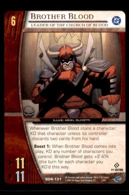 2004 U.D. VS System DC Origins 1st Edition Brother Blood #DOR-131 - Image 1 of 2