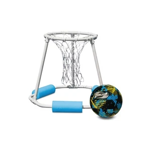 Swim Central 24" Blue and White Classic Pro Water or Swimming Pool Basketball - Picture 1 of 2