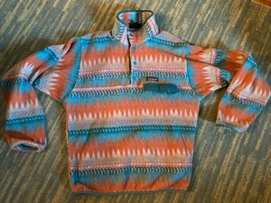 Patagonia Lightweight Synchilla Snap-T Pullover Herren Gr. S Aztec Laughing Water - Bild 1 von 7