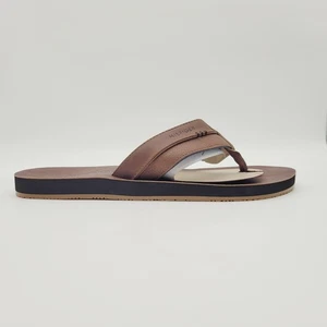 Tommy Hilfiger Davidson Men’s Sandals Cognac Size 9 Slip-On Summer Comfort - Picture 1 of 9