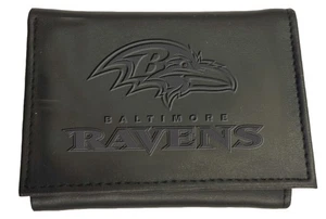 Baltimore Ravens, Tri-Fold Wallet, Black - Picture 1 of 5