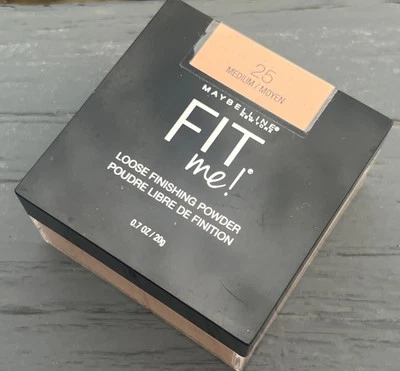 Maybelline Fit Me Loose Finishing Powder 25 Medium-NEW Sealed - Image 1 of 4