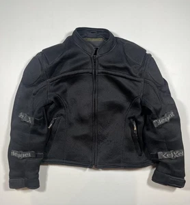 Xelement Mesh Motorcycle Jacket Mens XL Black Armored Protective Riding Gear - Picture 1 of 8