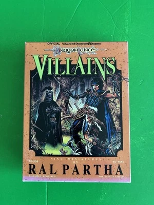 RAL PARTHA*TSR*Advanced D &D*FORGOTTEN REALMS VILLAINS Metal Miniature Box Set* - image 1 of 4