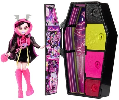 Skulltimate Secrets -Neon Frights -  Draculaura Series 3 - Image 1 of 4