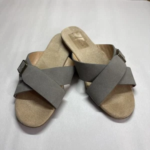 Aerosoles sandali donna Pierra slip on incrociati beige-grigio taglia US 10 - Foto 1 di 12