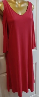 Coco Bianco Cold Shoulder Dress with flared sleeves New Size M/14 - Image 1 of 4