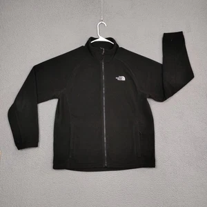 The North Face Fleece Jacket Mens L Black Full Zip Hand Pockets Outdoor Workwear - Picture 1 of 12
