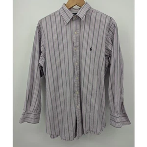 EUC Vintage Polo Ralph Lauren 100% Cotton Andrew Button Up Size 16.5-32/33 - Picture 1 of 3